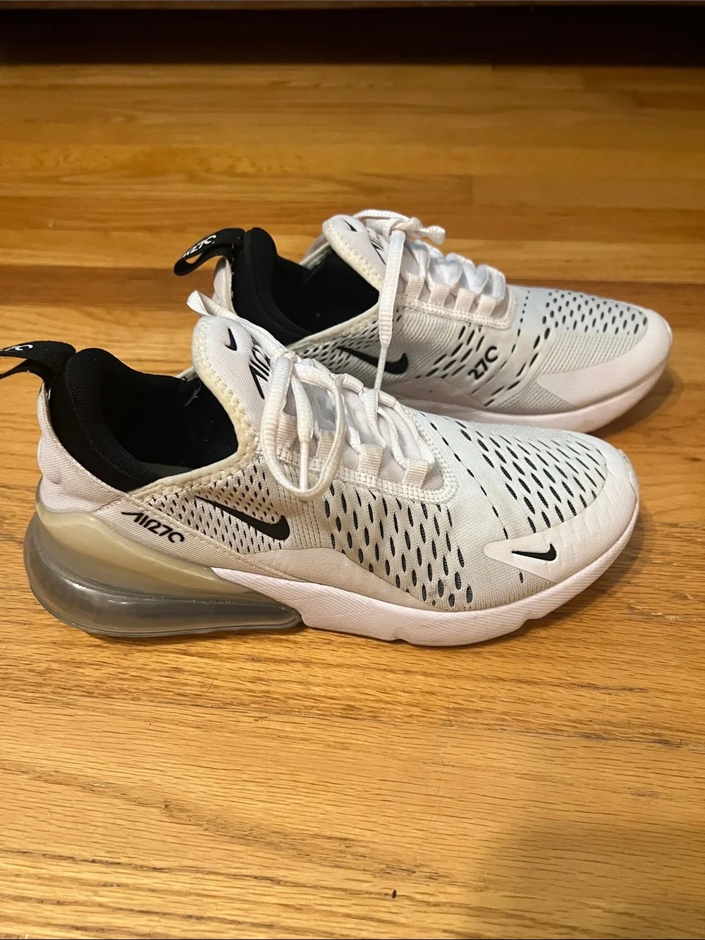 Nike Air Max 270 White Black Sneakers